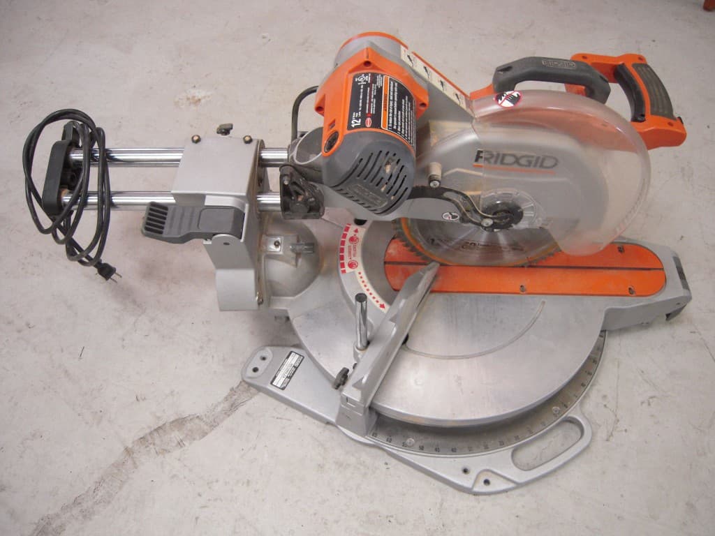 12" Ridgid Sliding Mitre Saw