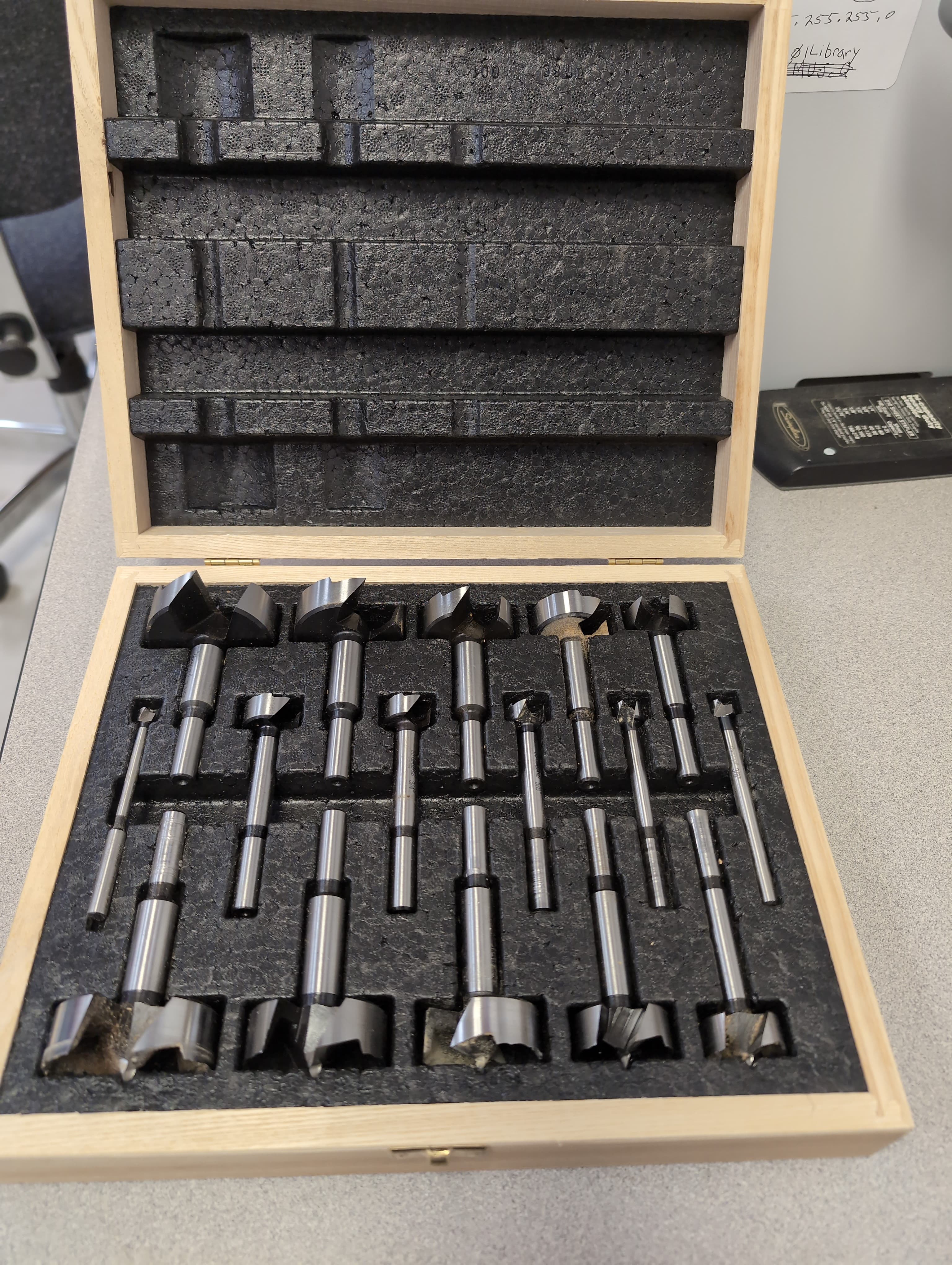 Forstner 16 Piece Drill Bit Set