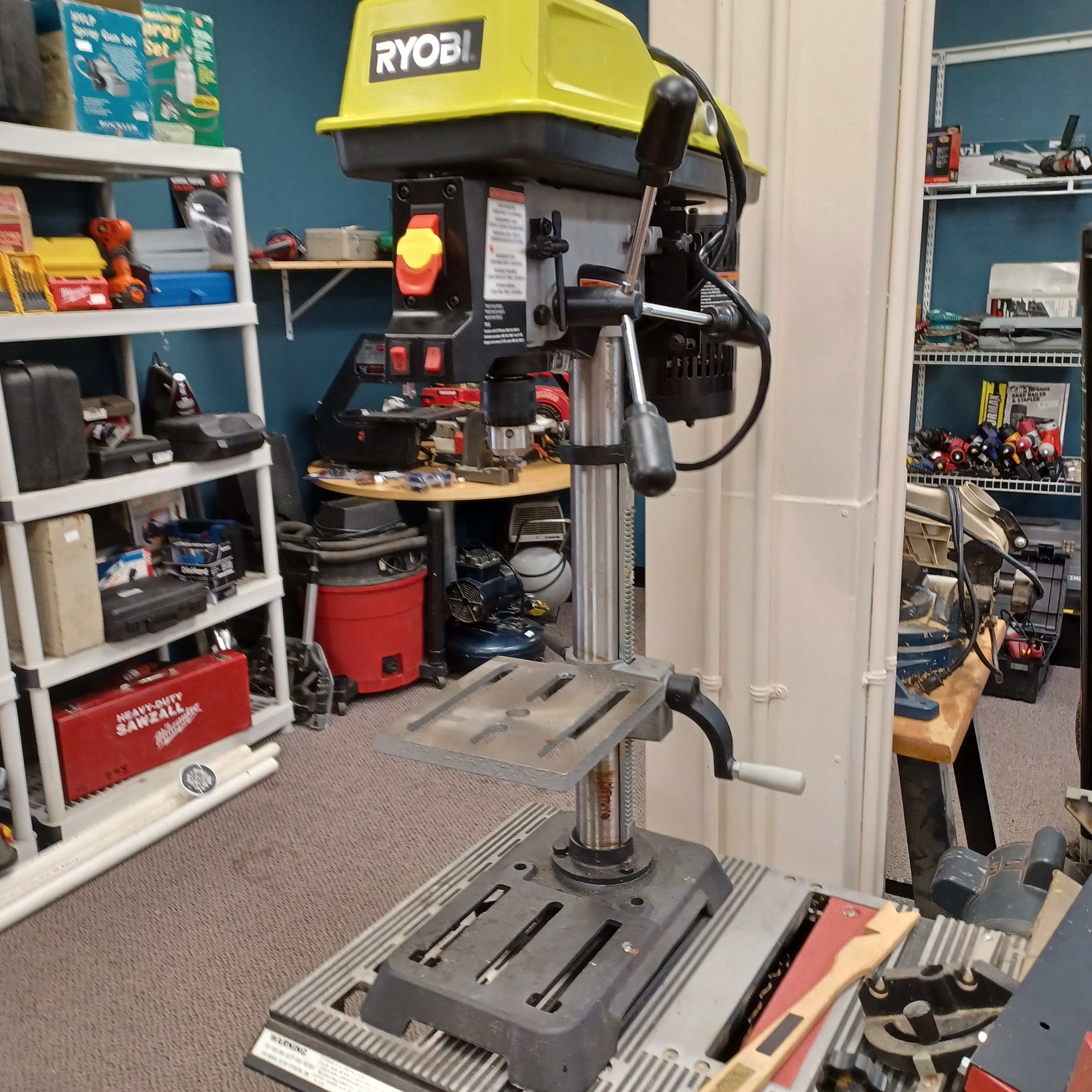 Ryobi drill press w/laser