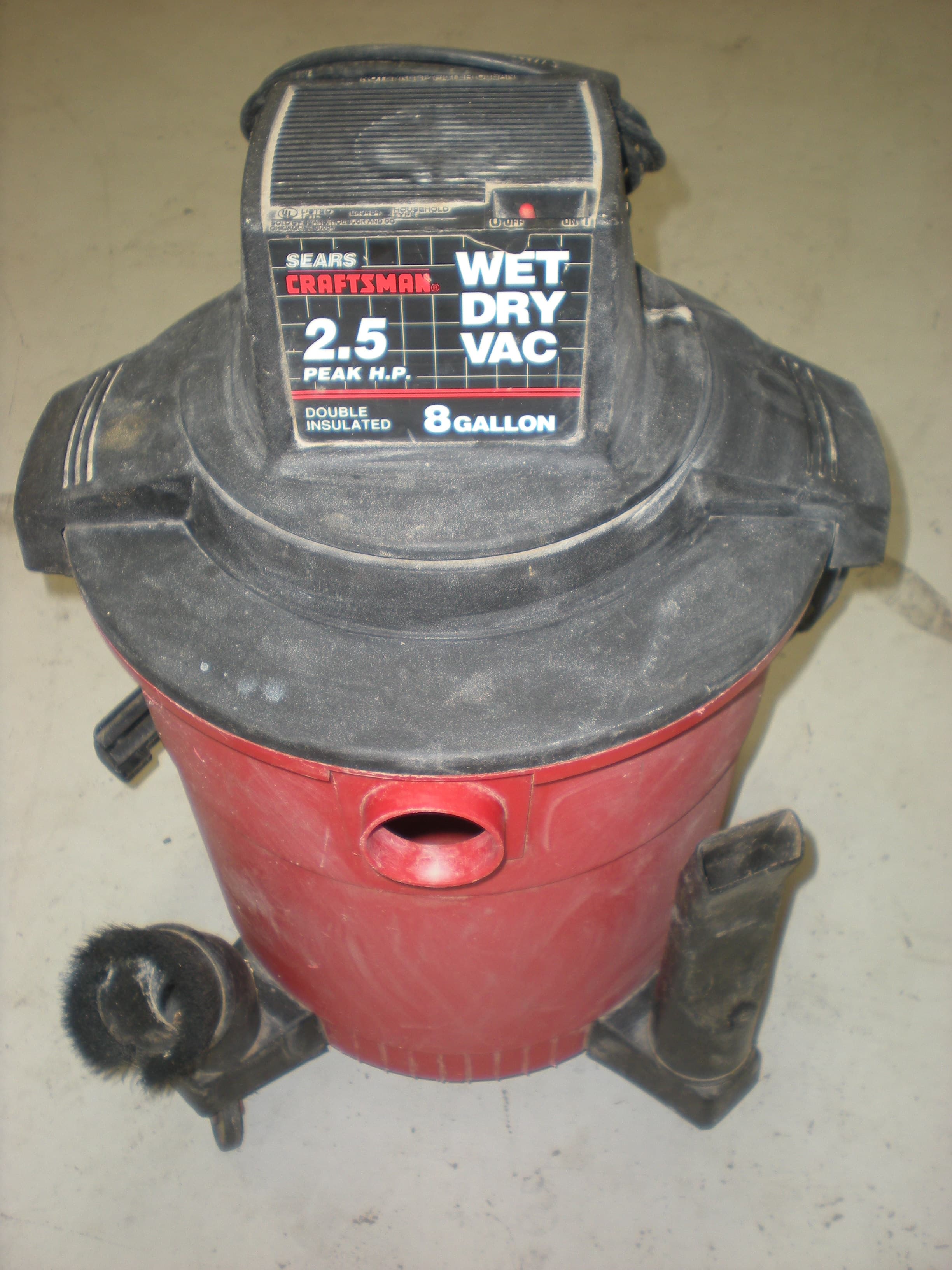 Craftsman Wet Dry Vac - 8 gal, 2.5 HP, Wet-Dry Vac