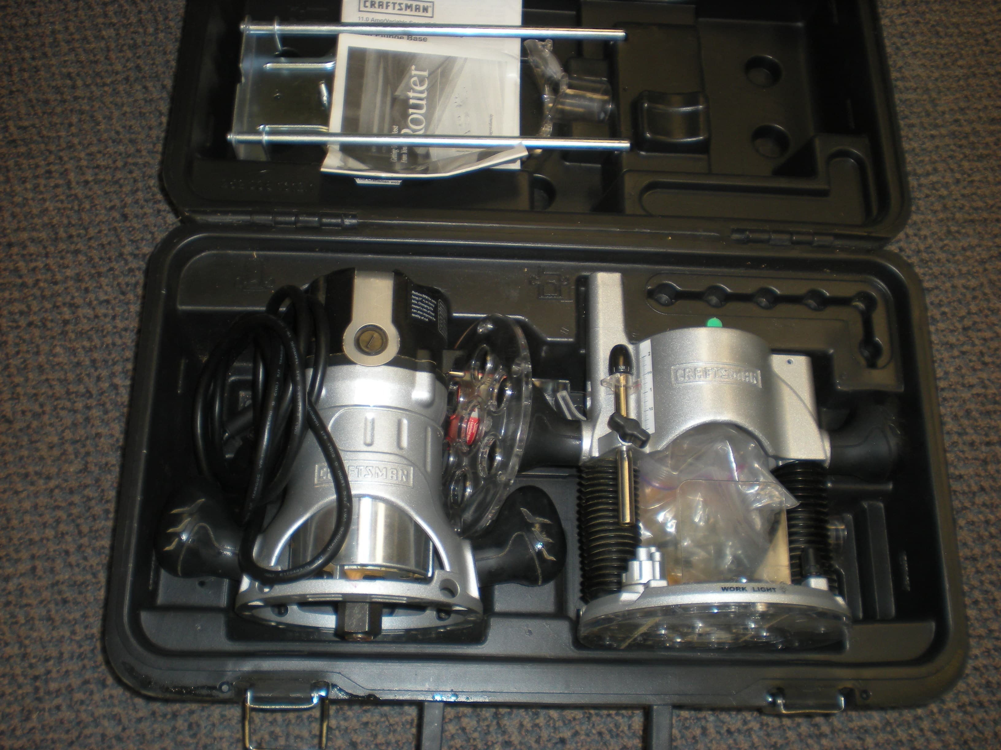 2HP Plunge router Craftsman